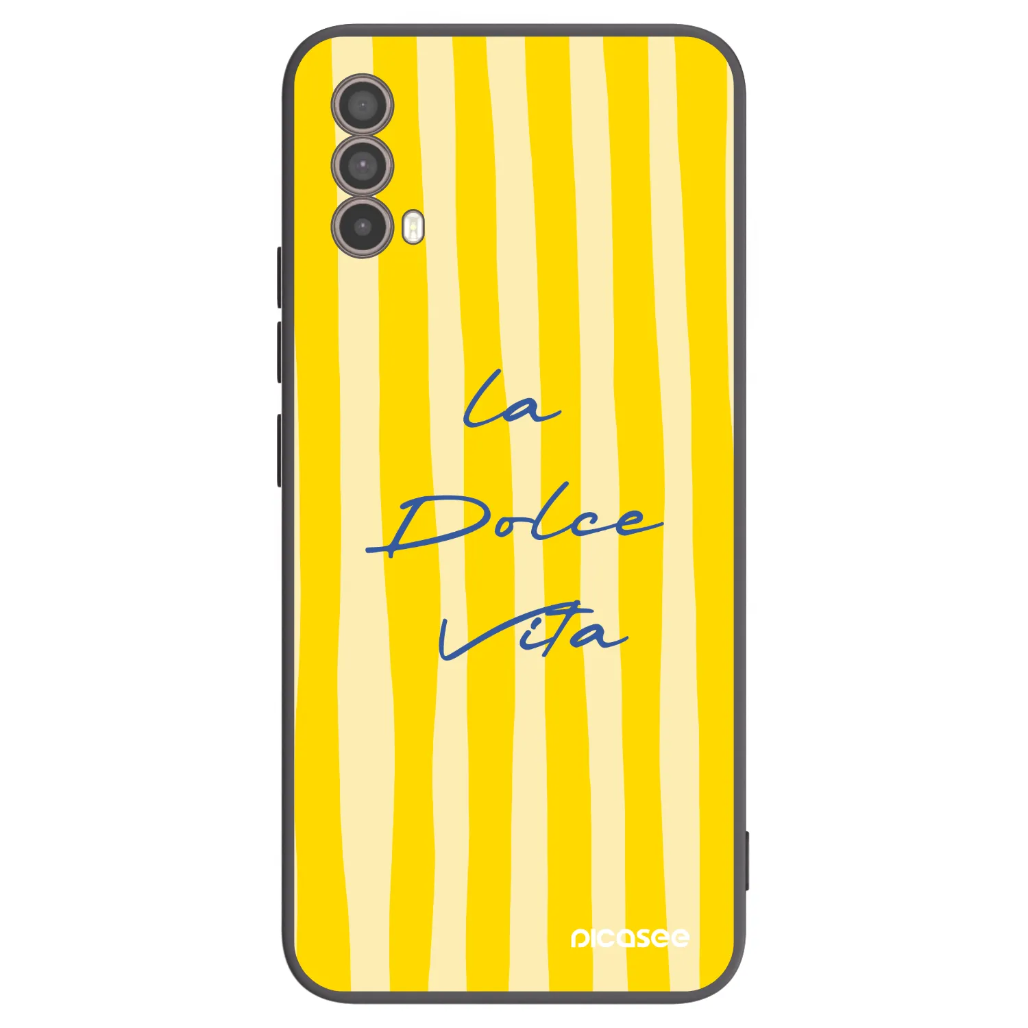 Picasee silikonski črni ovitek za Motorola Moto E40 - Ladolcevita
