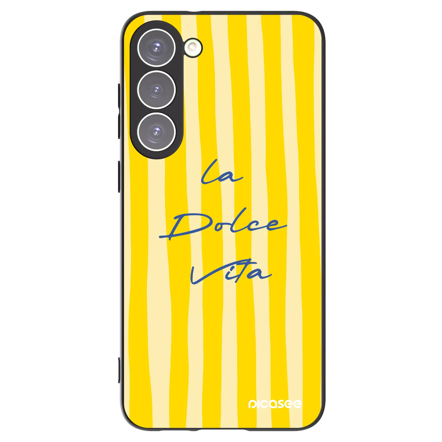 Picasee silikonski črni ovitek za Samsung Galaxy S23+ 5G - Ladolcevita