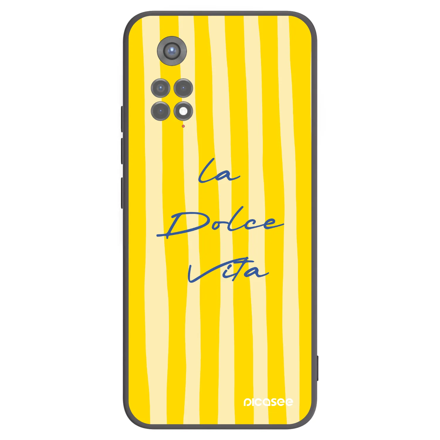Picasee silikonski črni ovitek za Xiaomi Redmi Note 11S 5G - Ladolcevita