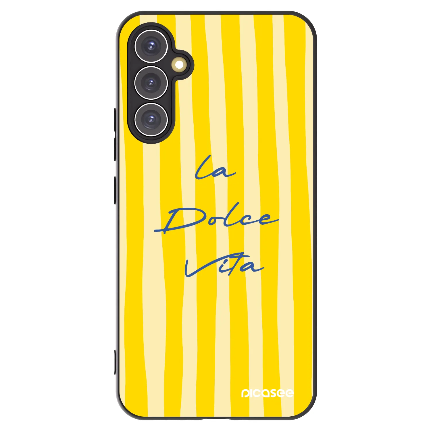 Picasee silikonski črni ovitek za Samsung Galaxy A34 5G A346B - Ladolcevita