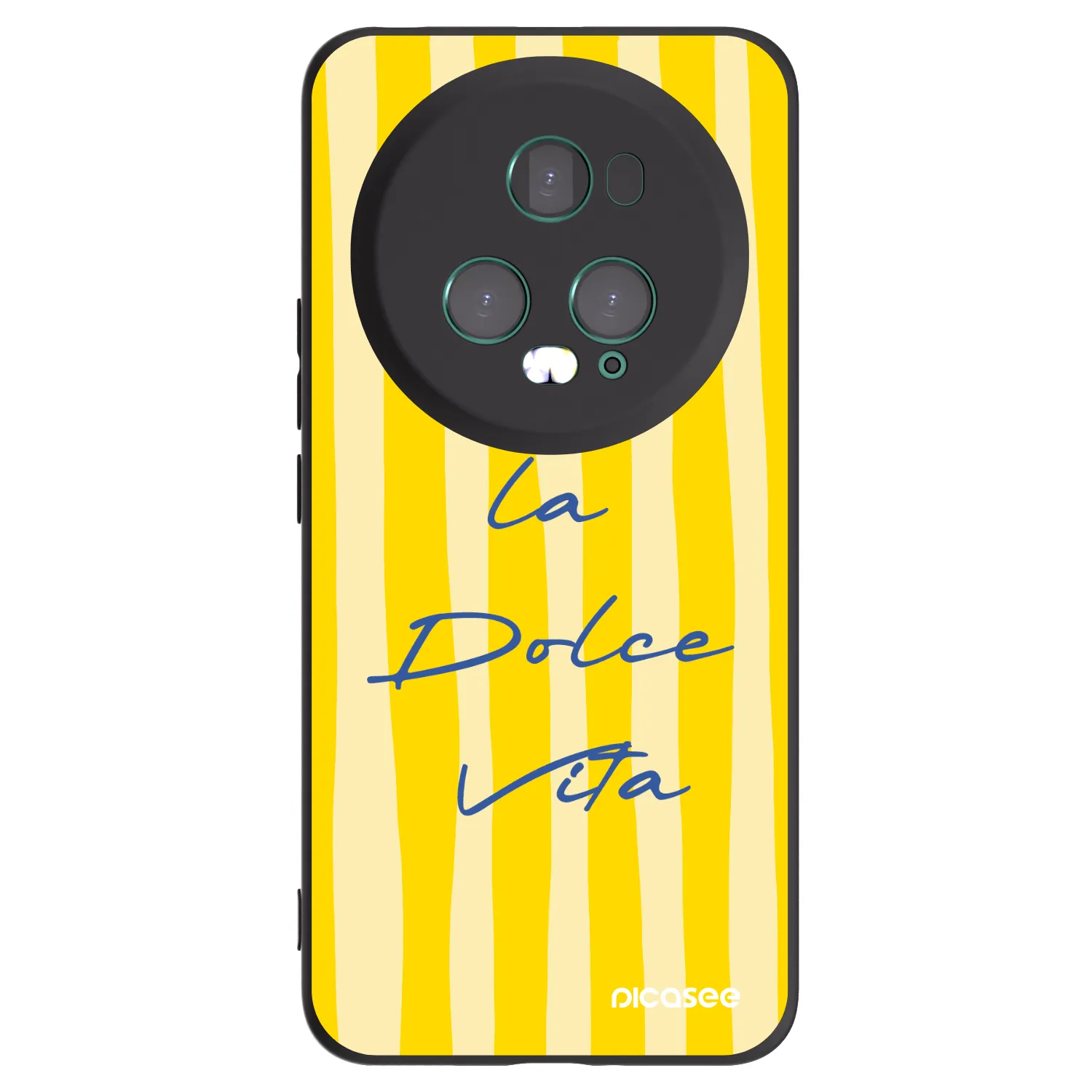 Picasee silikonski črni ovitek za Honor Magic5 Pro - Ladolcevita