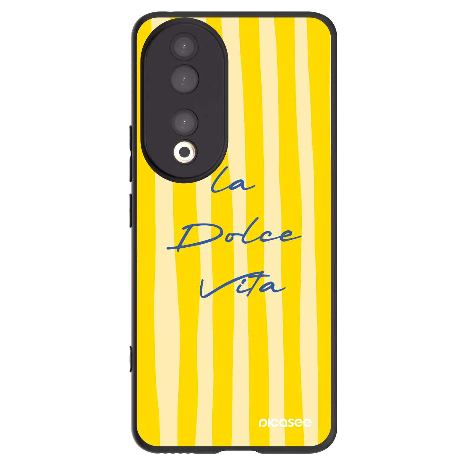 Picasee silikonski črni ovitek za Honor 90 5G - Ladolcevita