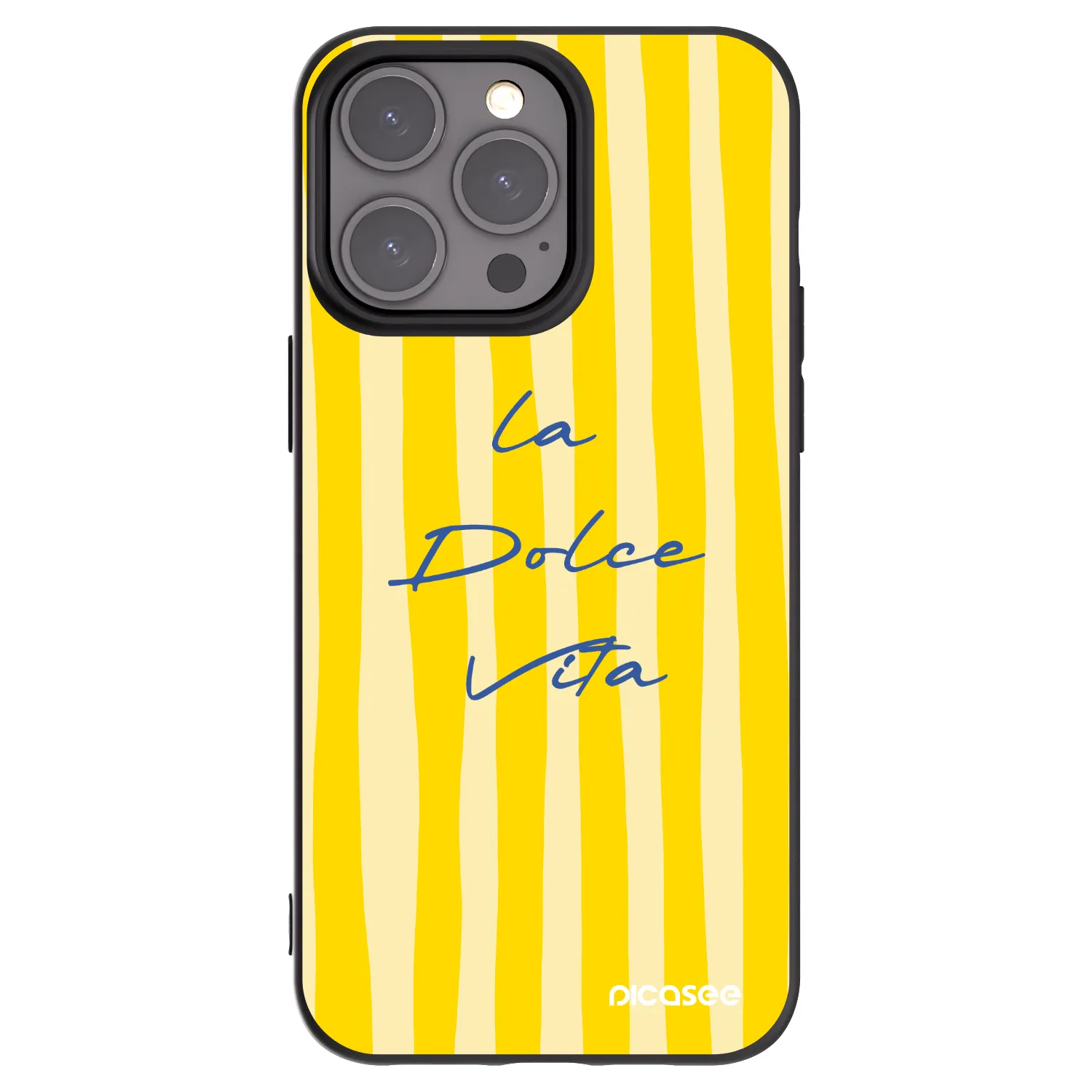 Picasee silikonski črni ovitek za Apple iPhone 15 Pro Max - Ladolcevita