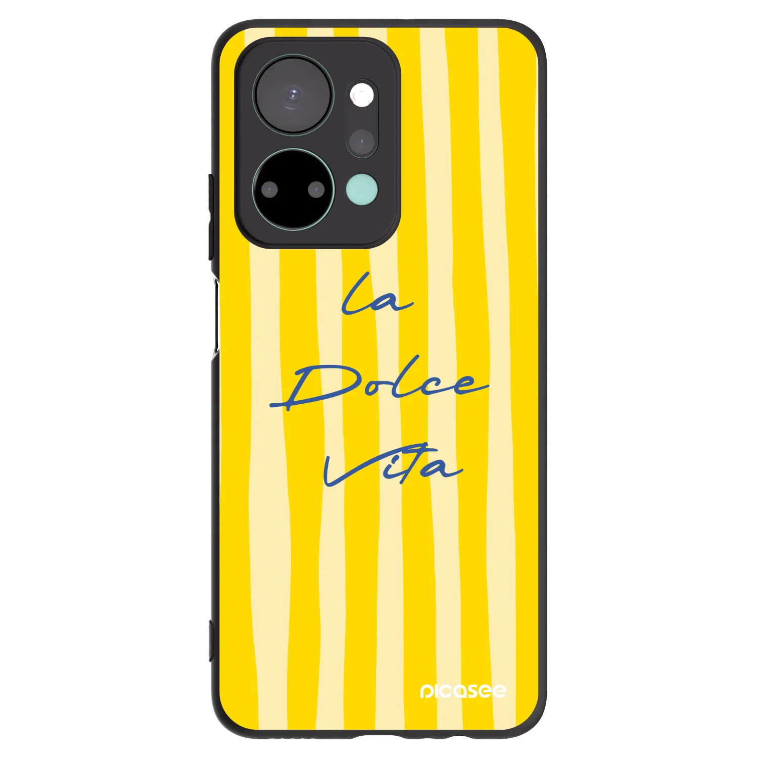 Picasee silikonski črni ovitek za Honor X7a - Ladolcevita