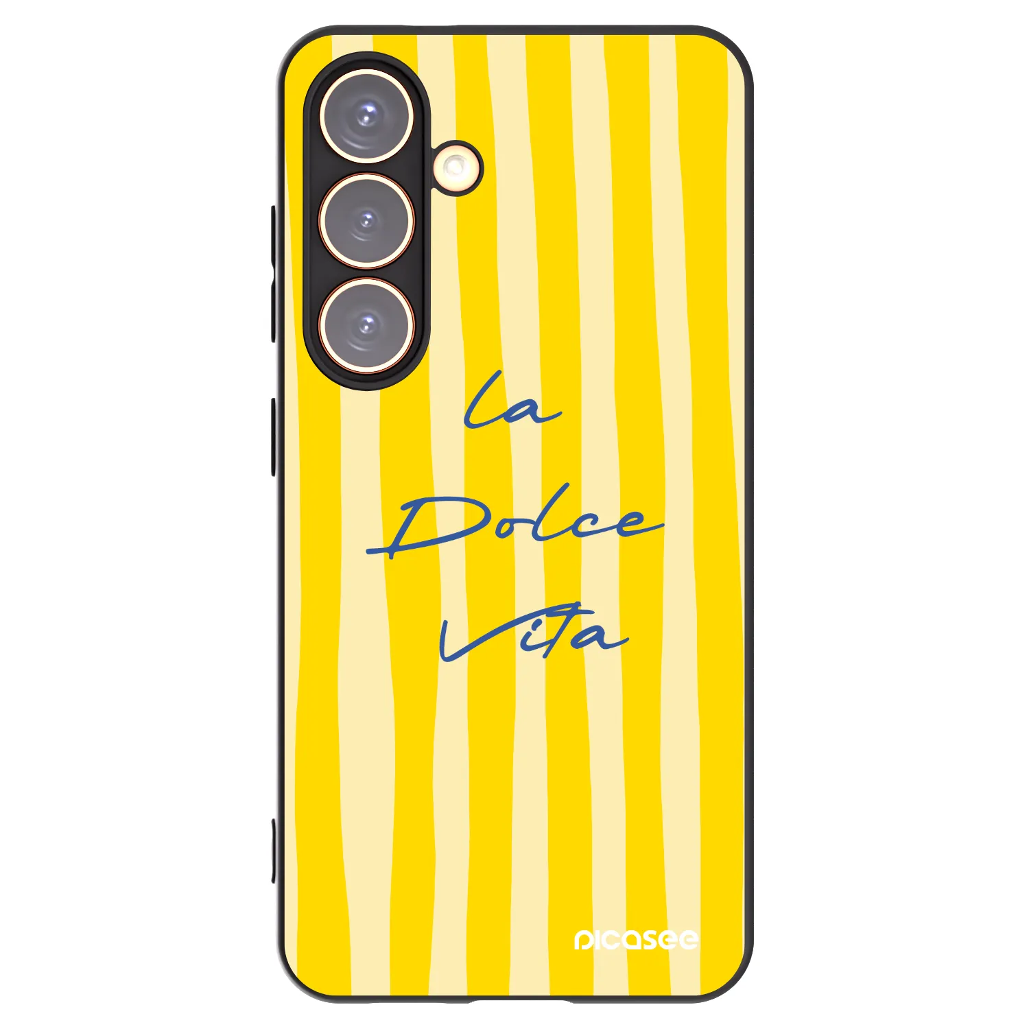 Picasee silikonski črni ovitek za Samsung Galaxy S24 S921B 5G - Ladolcevita