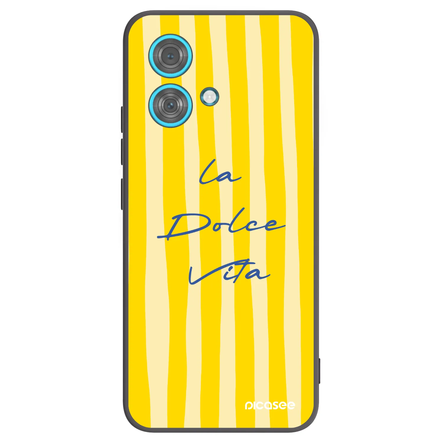 Picasee silikonski črni ovitek za Motorola Edge 40 Neo - Ladolcevita
