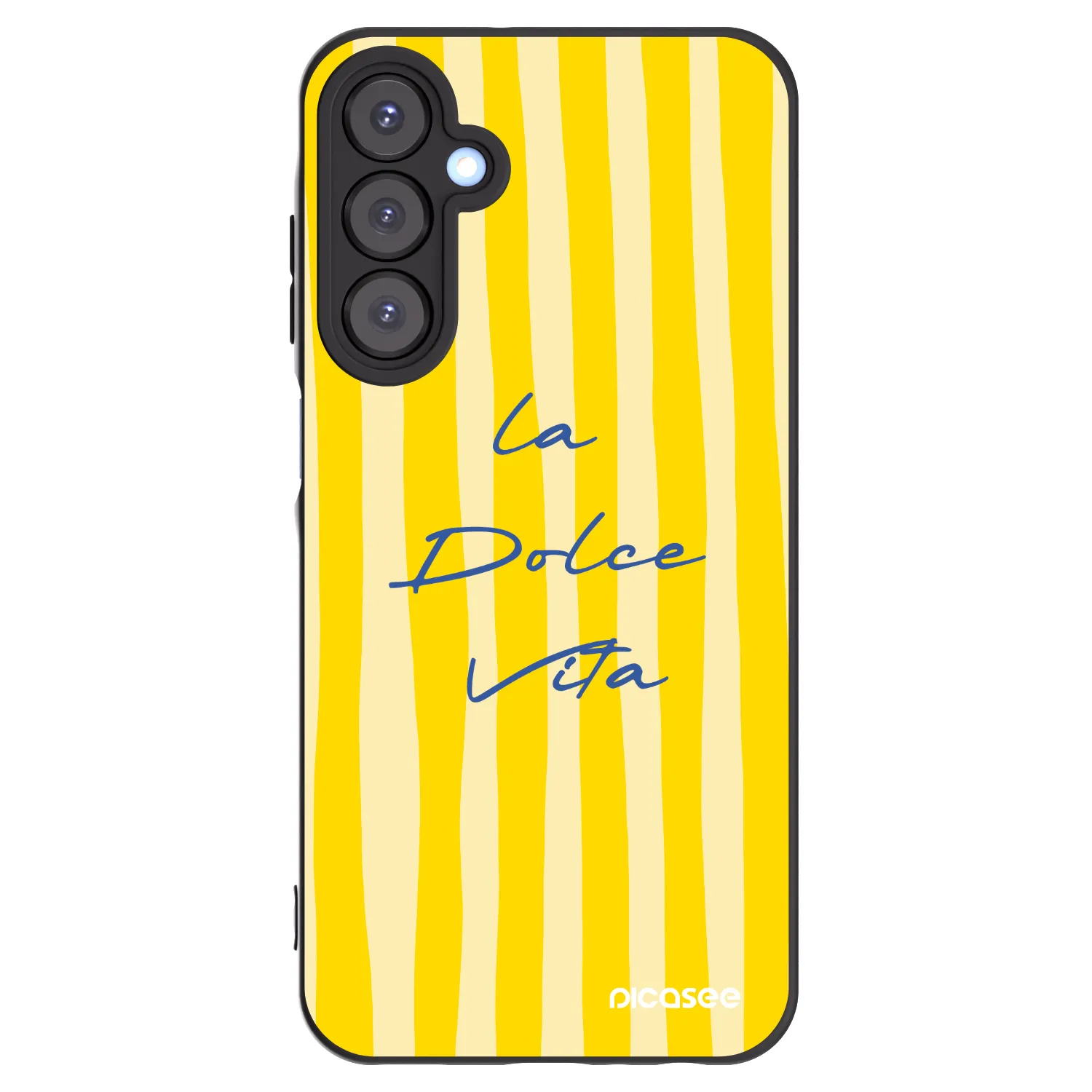 Picasee silikonski črni ovitek za Samsung Galaxy A25 A256B 5G - Ladolcevita