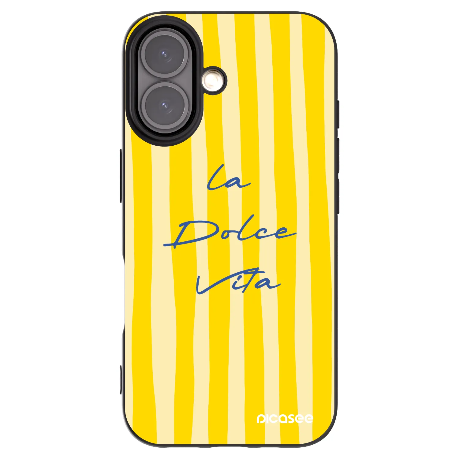 Picasee silikonski črni ovitek za Apple iPhone 16 - Ladolcevita