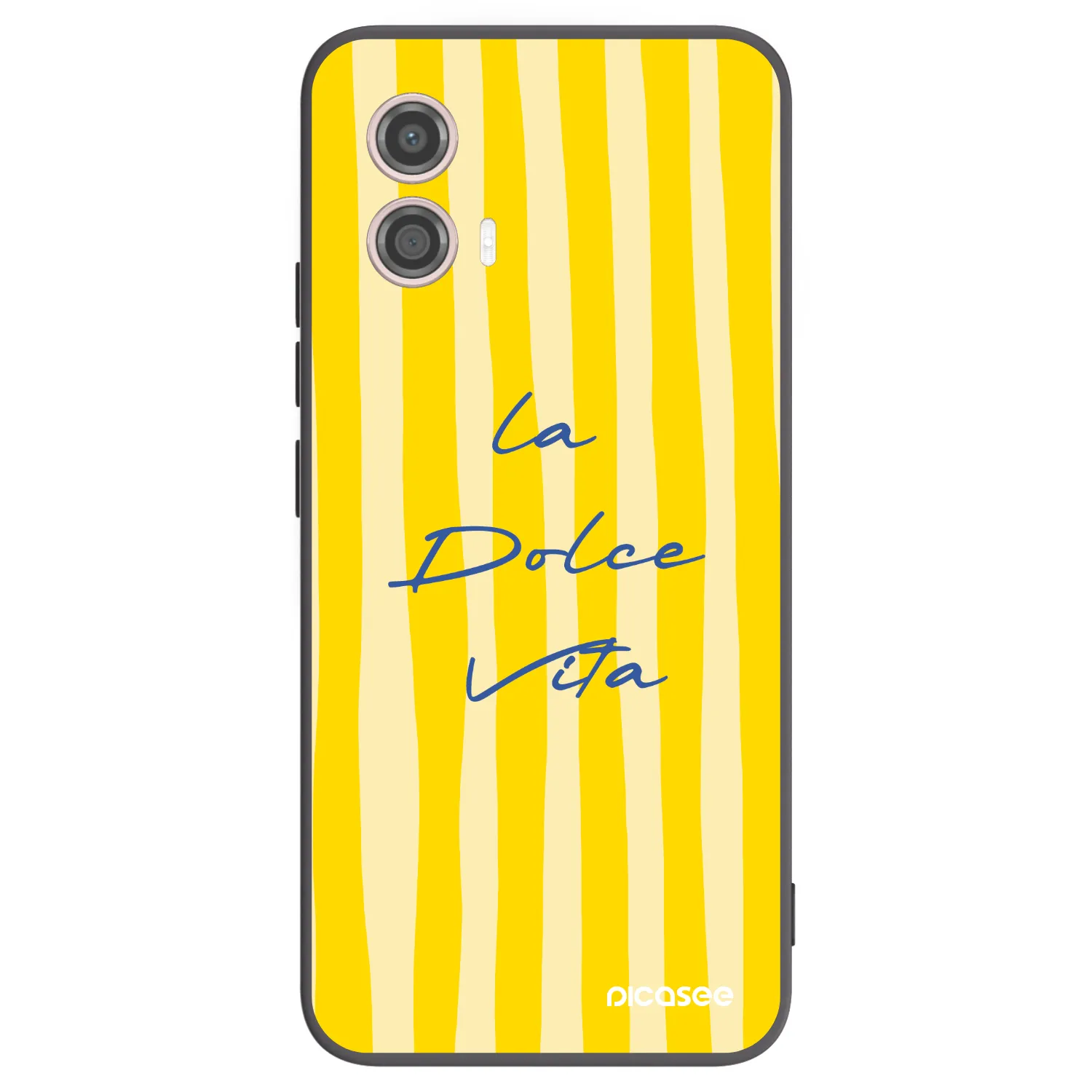 Picasee silikonski črni ovitek za Motorola Moto G53 5G - Ladolcevita