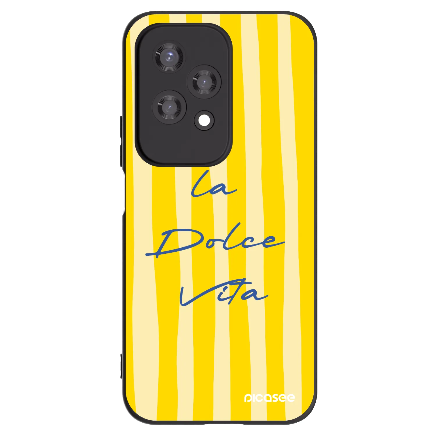 Picasee silikonski črni ovitek za Honor 200 Lite - Ladolcevita