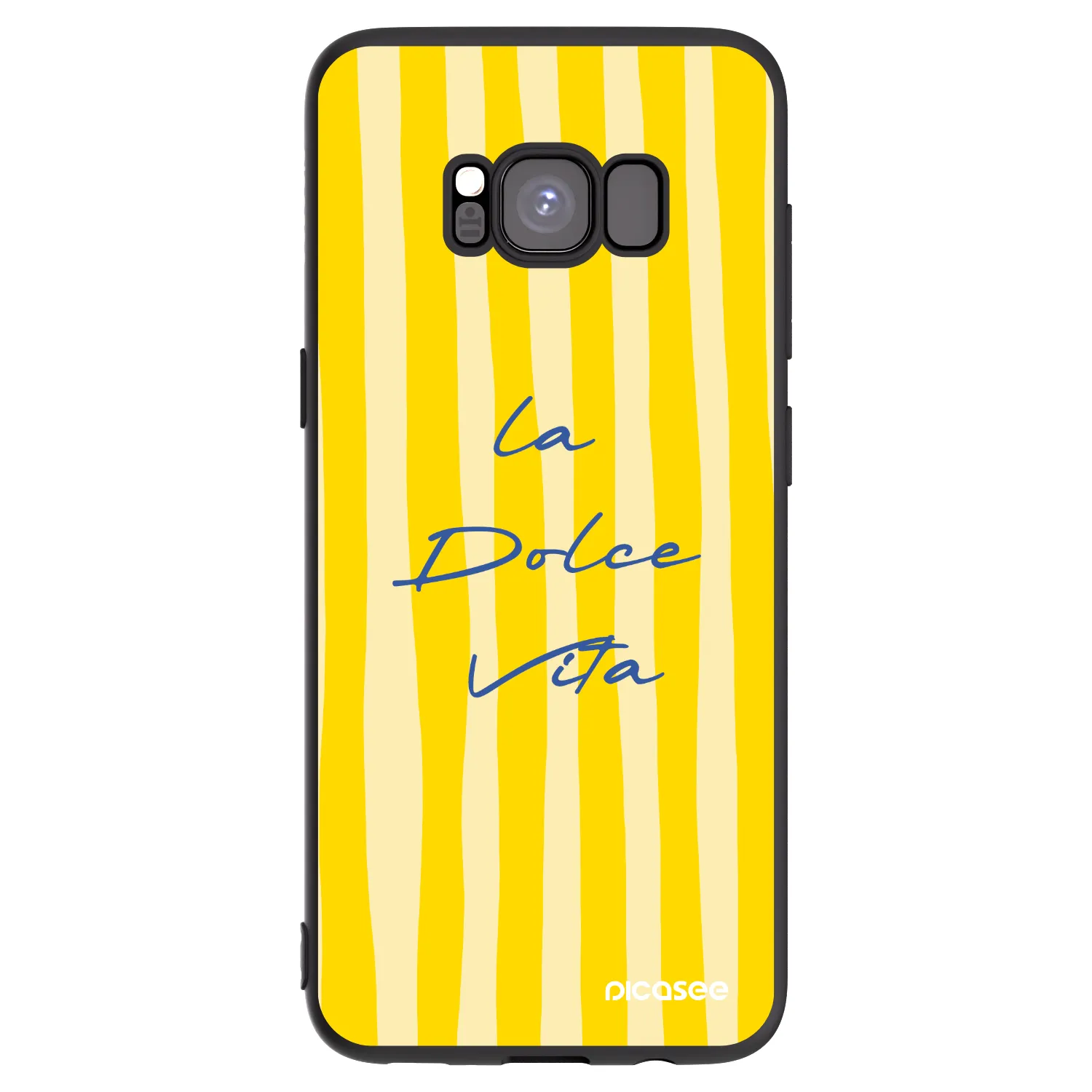 Picasee silikonski črni ovitek za Samsung Galaxy S8 G950F - Ladolcevita