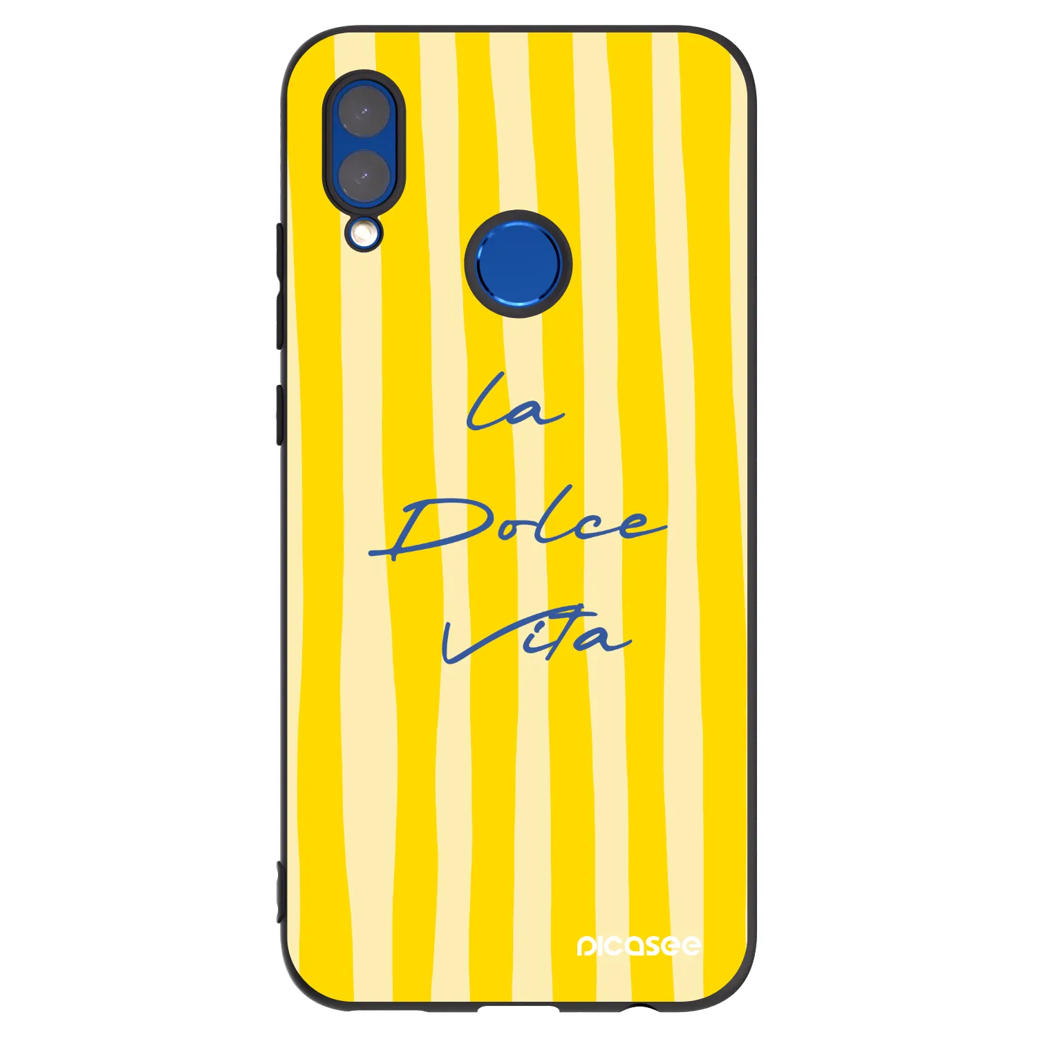 Picasee silikonski črni ovitek za Honor 10 Lite - Ladolcevita