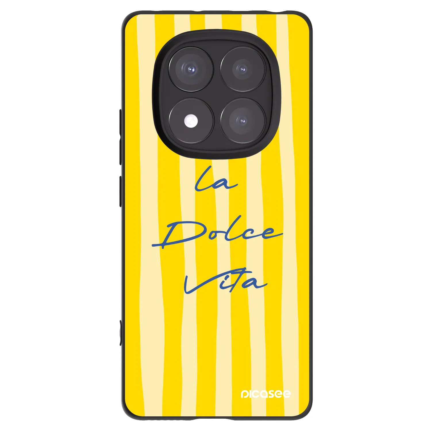Picasee silikonski črni ovitek za Xiaomi Redmi Note 14 Pro 5G - Ladolcevita