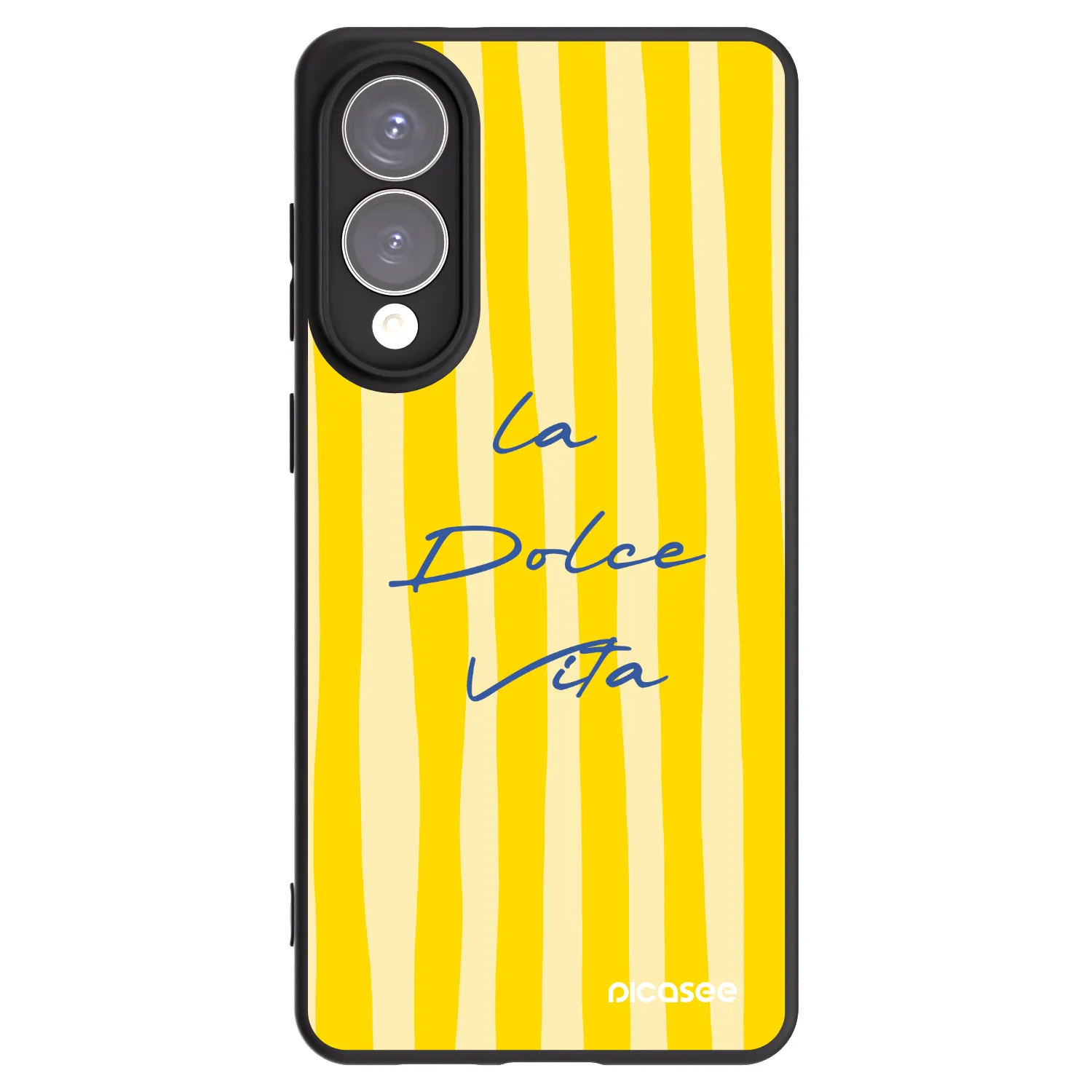 Picasee silikonski črni ovitek za Samsung Galaxy S25 Edge 5G - Ladolcevita
