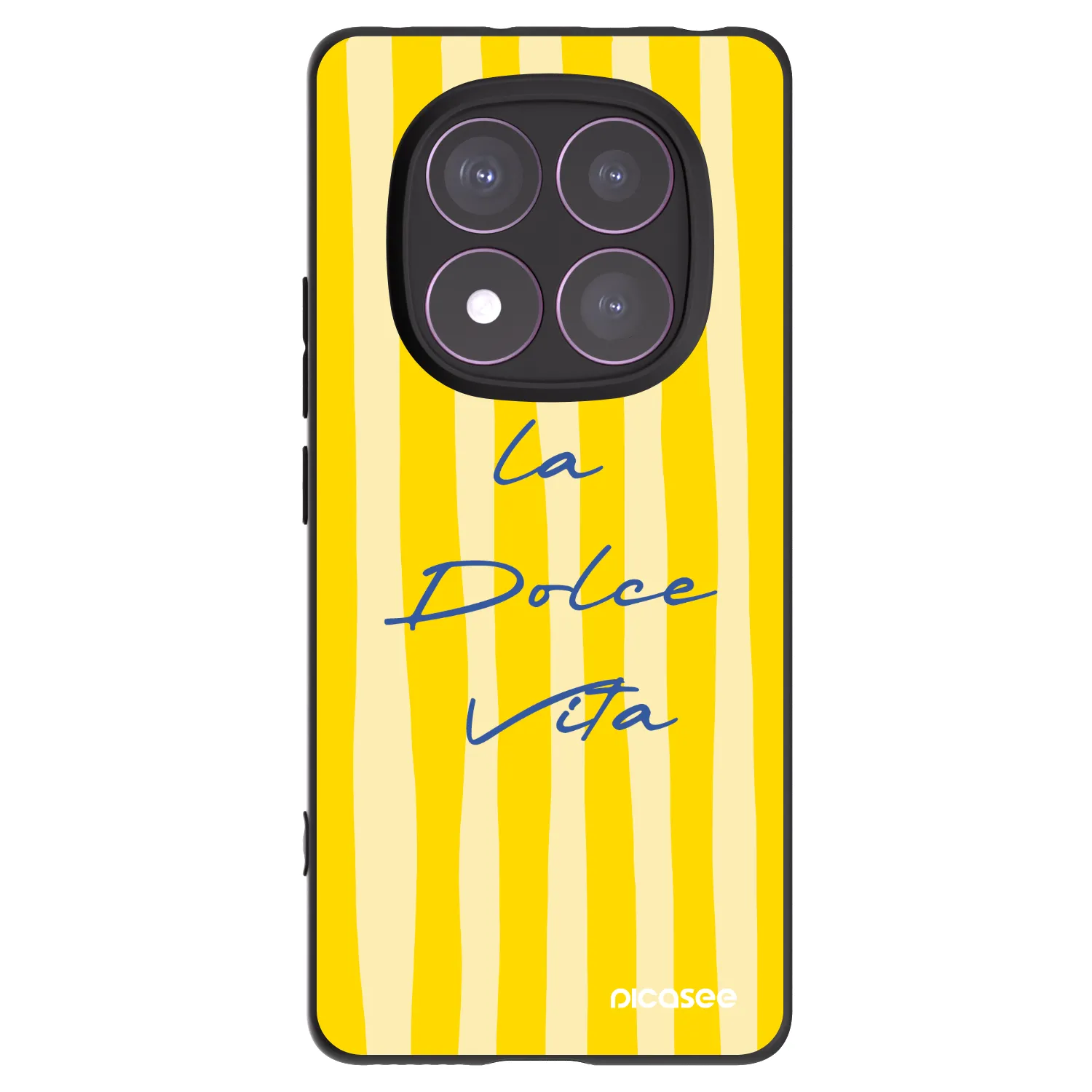 Picasee silikonski črni ovitek za Xiaomi Redmi Note 14 Pro 4G - Ladolcevita