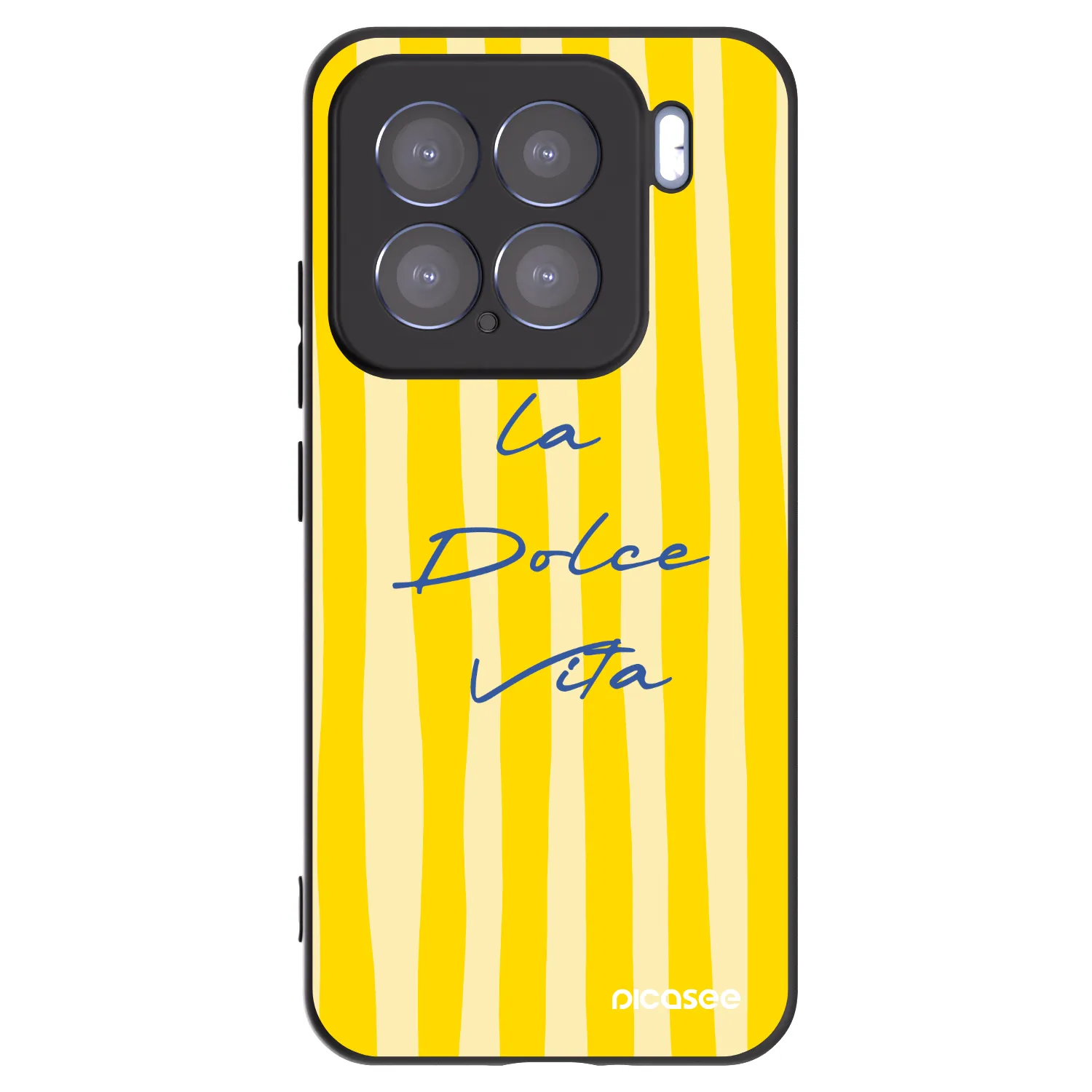 Picasee silikonski črni ovitek za Xiaomi 15 - Ladolcevita