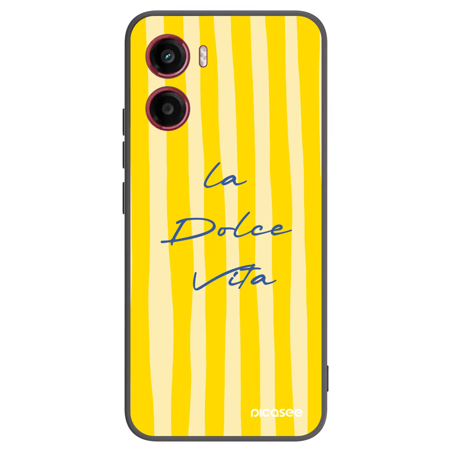 Picasee silikonski črni ovitek za Motorola Moto G05 - Ladolcevita