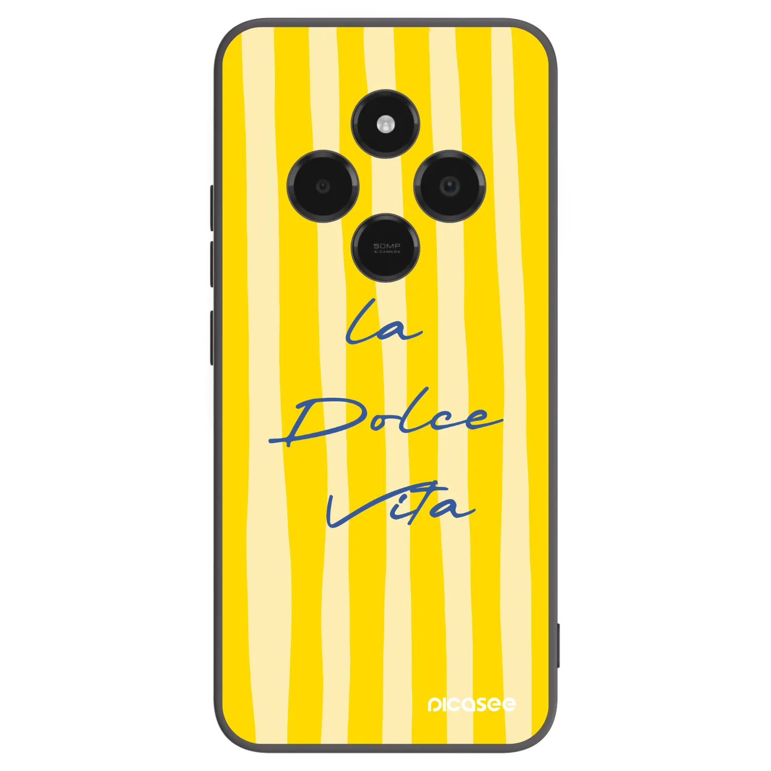Picasee silikonski črni ovitek za Xiaomi Poco C75 - Ladolcevita