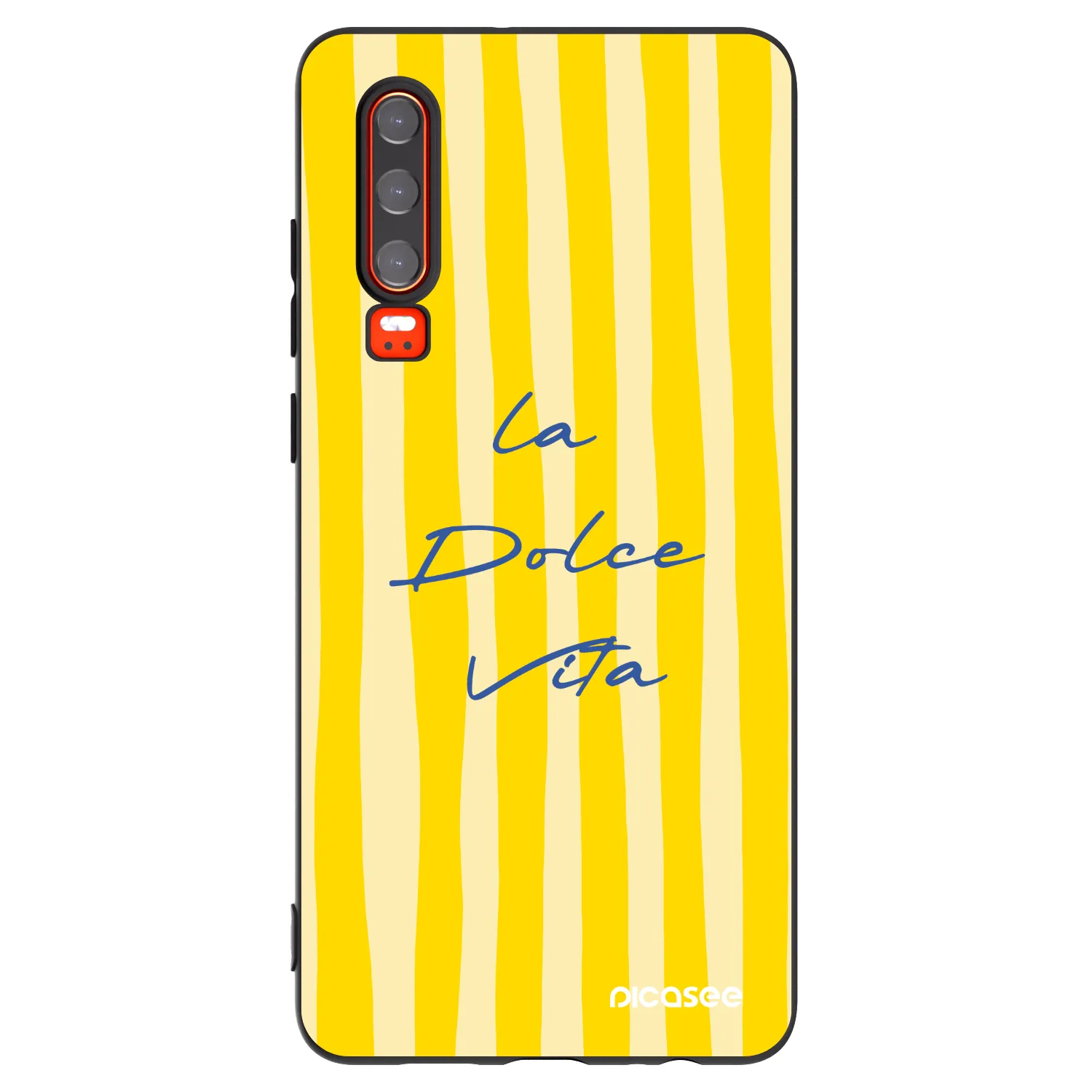 Picasee silikonski črni ovitek za Huawei P30 - Ladolcevita