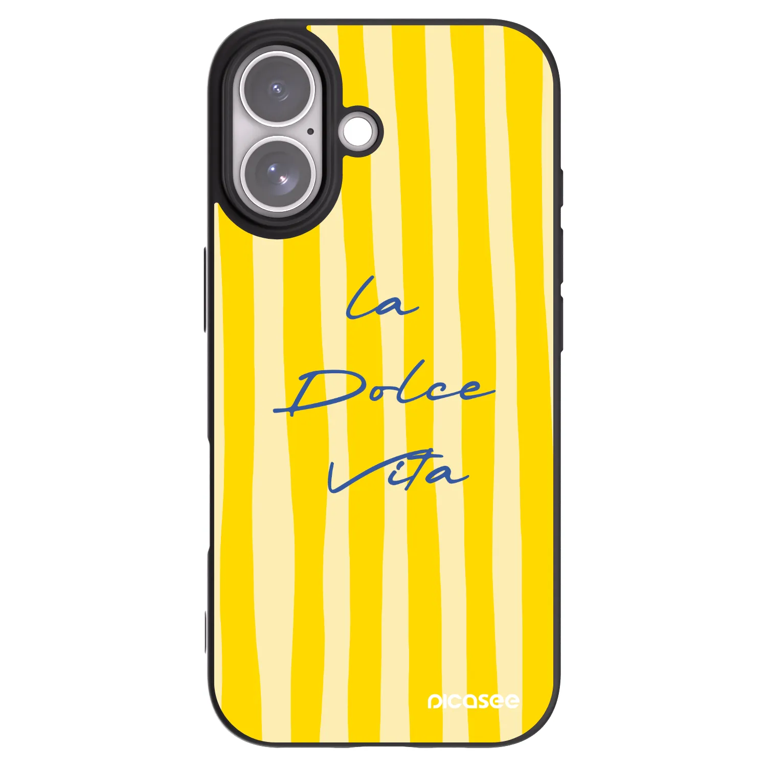 Picasee silikonski črni ovitek za Apple iPhone 17 - Ladolcevita