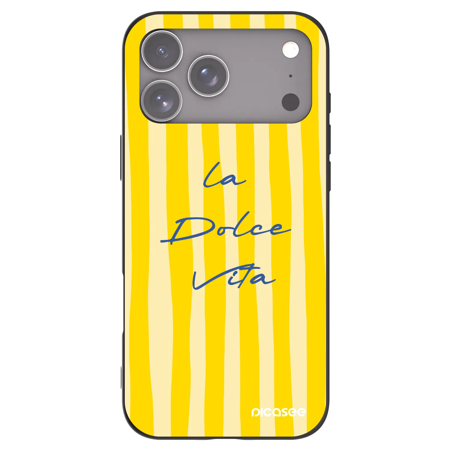 Picasee silikonski črni ovitek za Apple iPhone 17 Pro Max - Ladolcevita