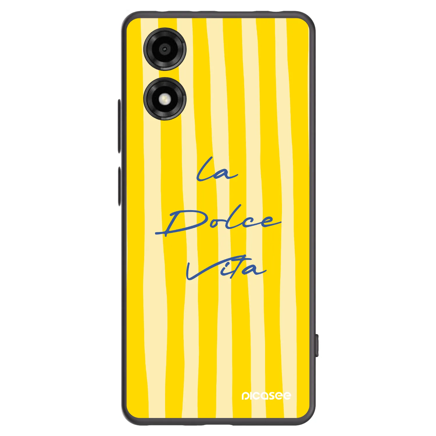 Picasee silikonski črni ovitek za Motorola Moto E14 - Ladolcevita