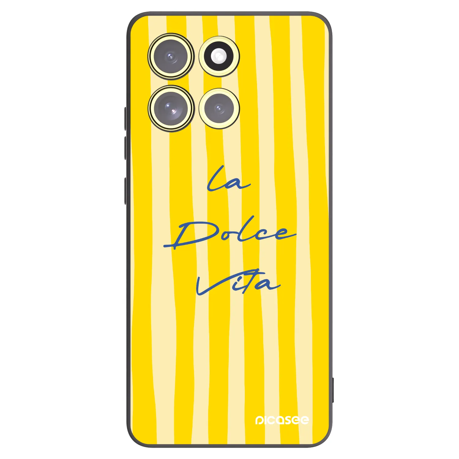 Picasee silikonski črni ovitek za Motorola Moto G86 5G - Ladolcevita