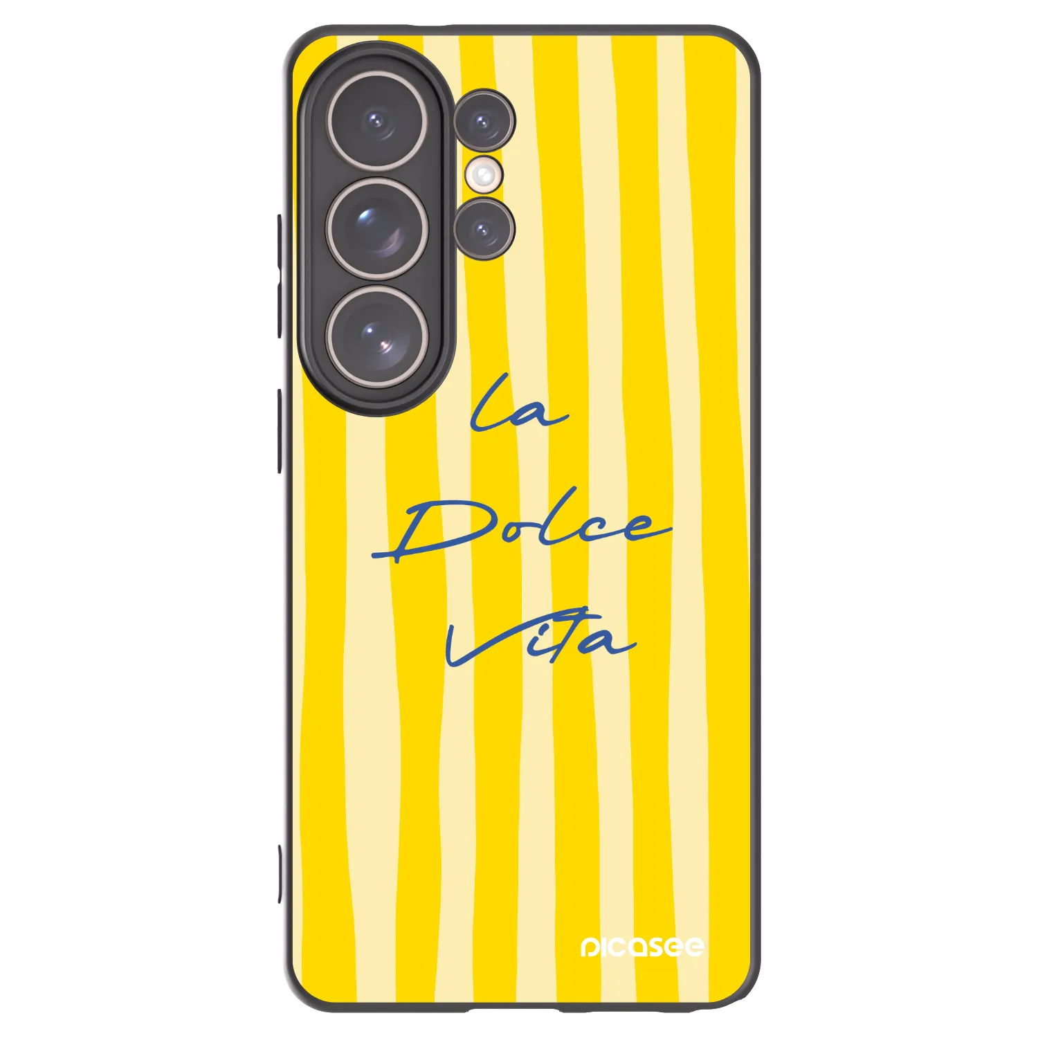 Picasee silikonski črni ovitek za Samsung Galaxy S26 Ultra - Ladolcevita