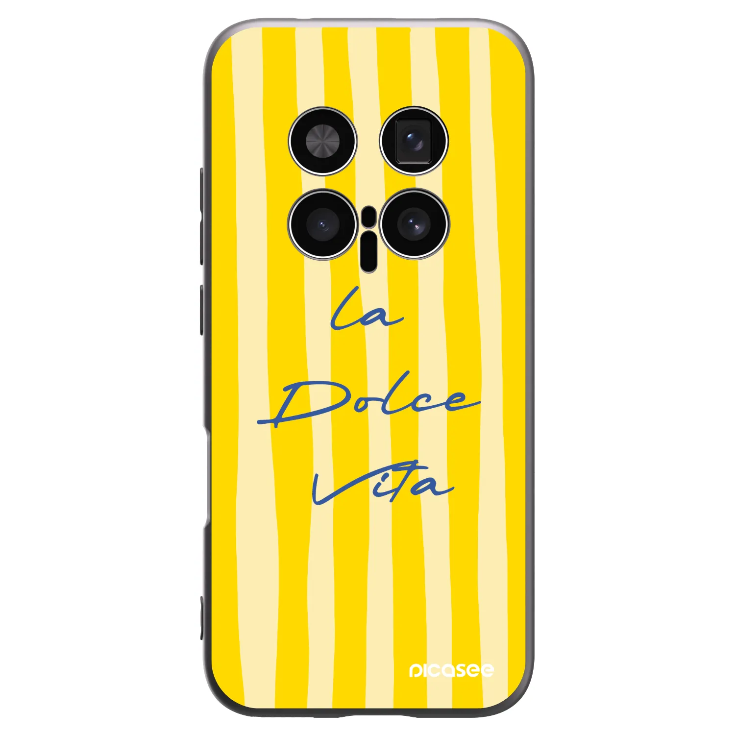 Picasee silikonski črni ovitek za Honor Magic8 Pro 5G - Ladolcevita