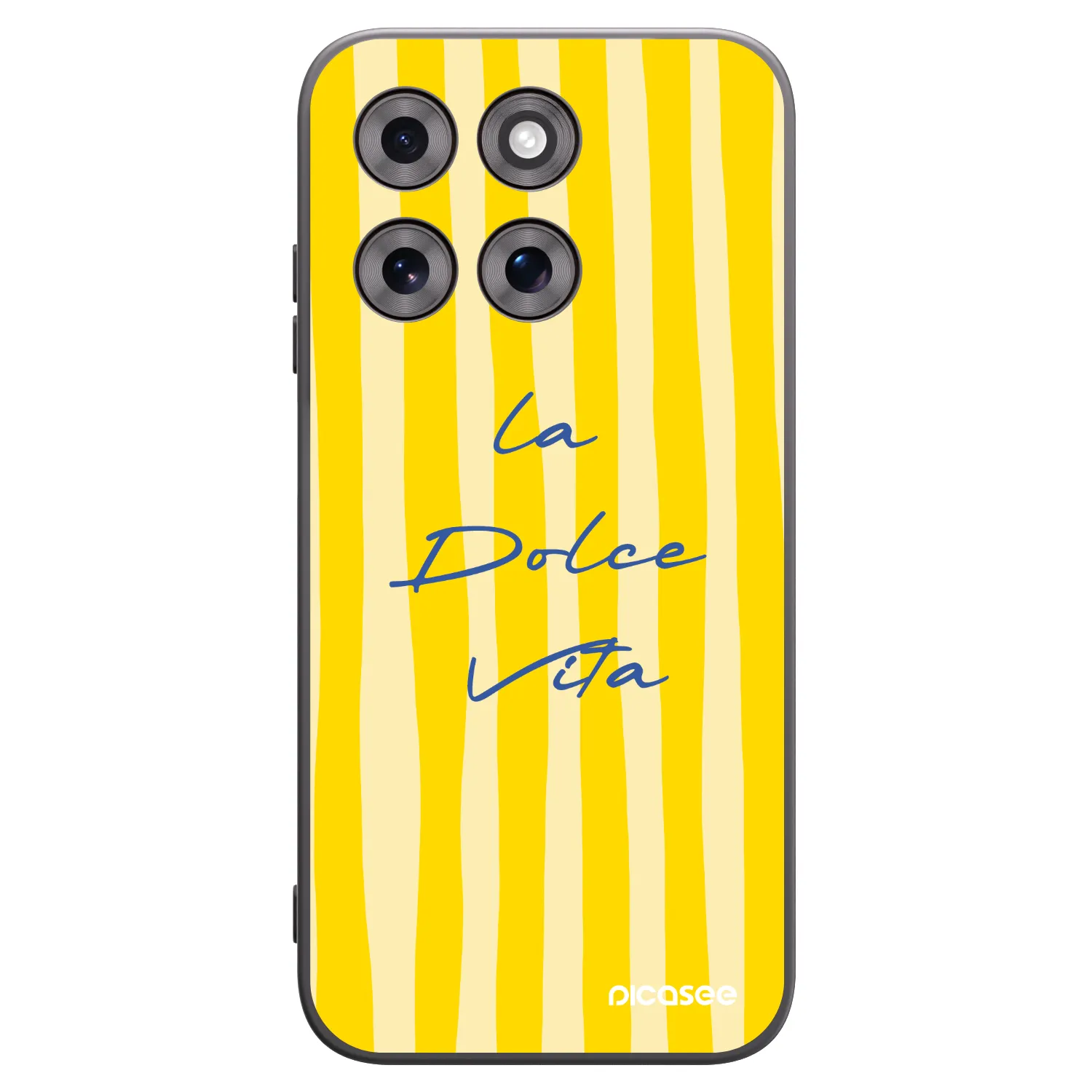 Picasee silikonski črni ovitek za Motorola Moto G77 - Ladolcevita