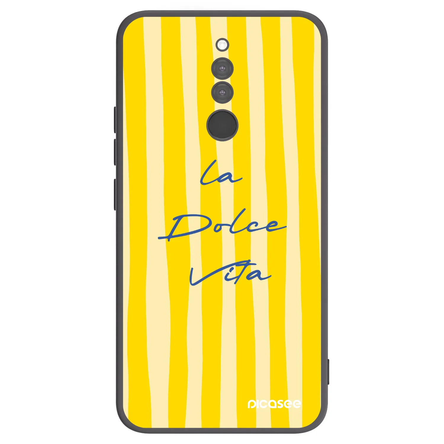 Picasee silikonski črni ovitek za Xiaomi Redmi 8 - Ladolcevita