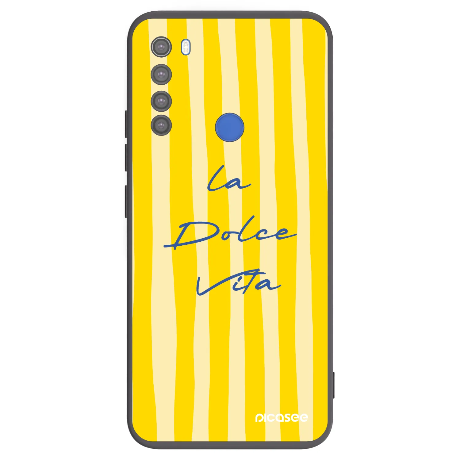 Picasee silikonski črni ovitek za Xiaomi Redmi Note 8T - Ladolcevita