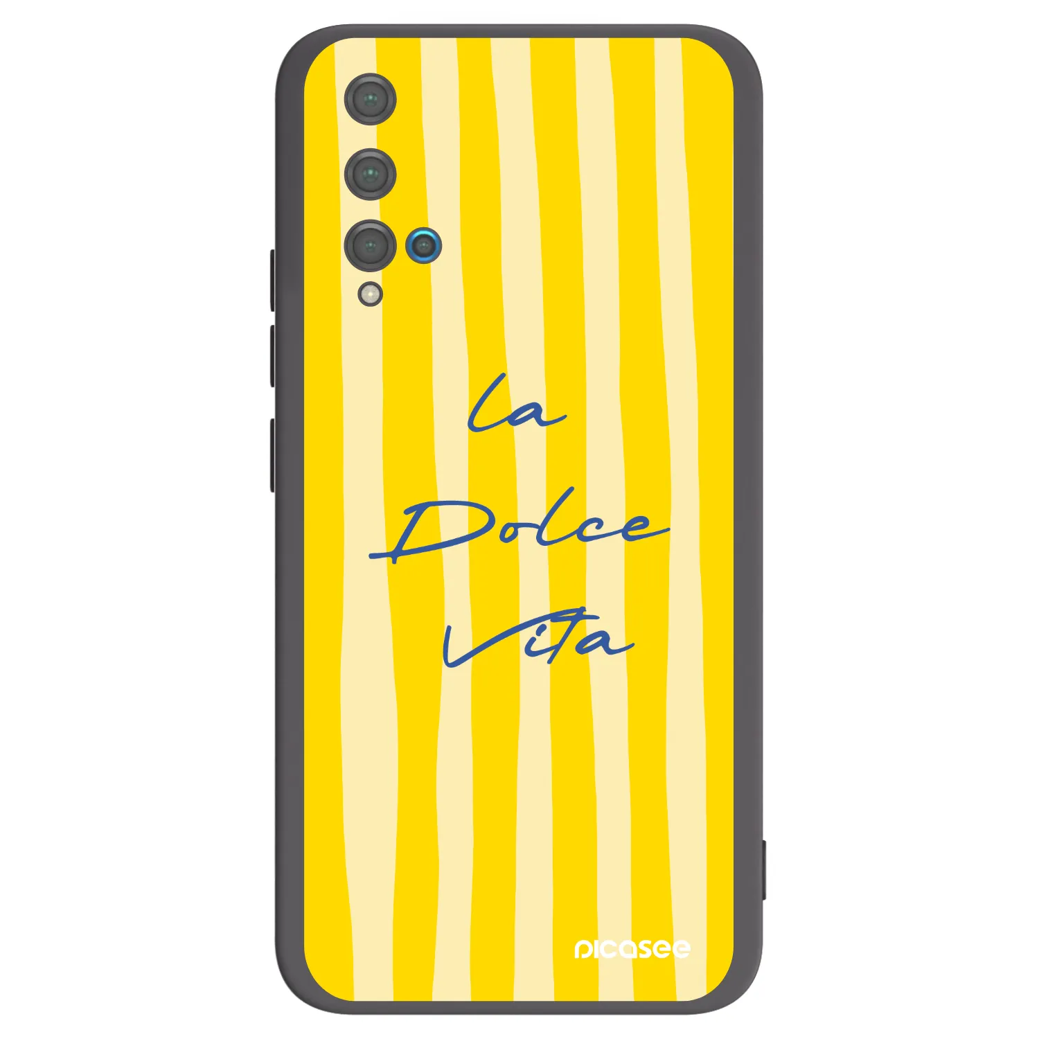 Picasee silikonski črni ovitek za Huawei Nova 5T - Ladolcevita