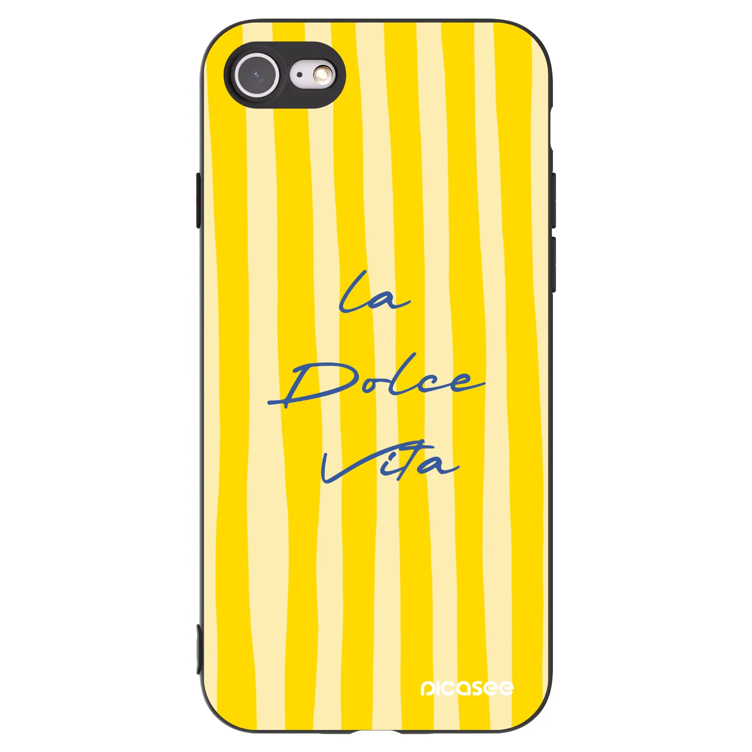 Picasee silikonski črni ovitek za Apple iPhone SE 2020 - Ladolcevita