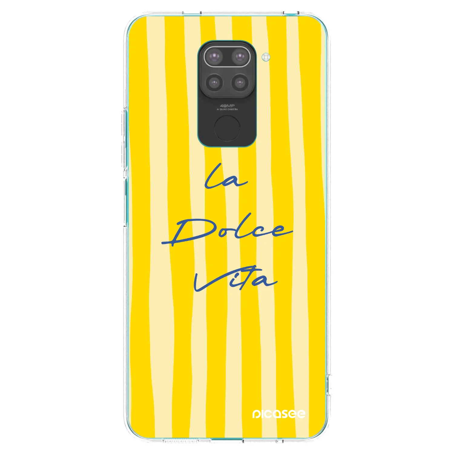 Picasee silikonski črni ovitek za Xiaomi Redmi Note 9 - Ladolcevita