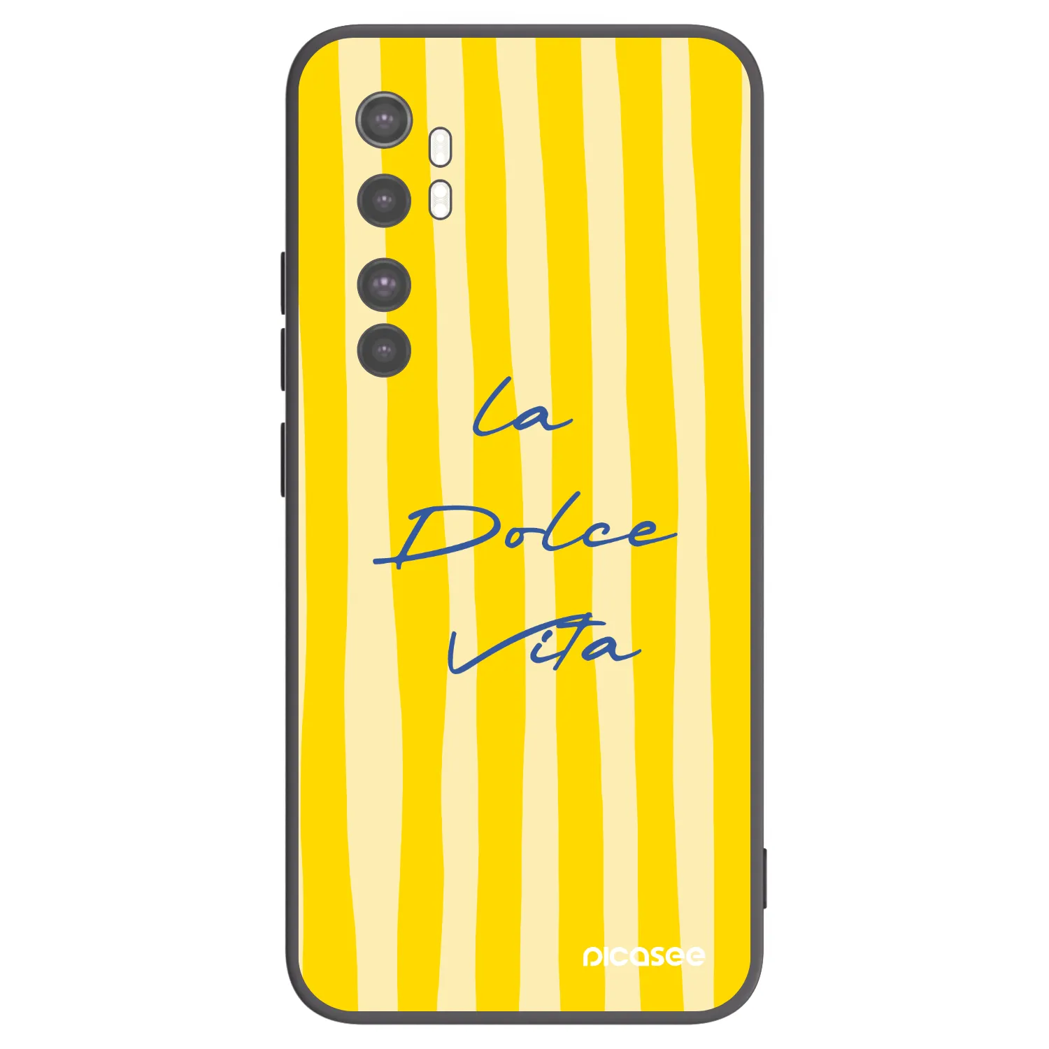 Picasee silikonski črni ovitek za Xiaomi Mi Note 10 Lite - Ladolcevita