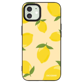Picasee silikonski črni ovitek za Apple iPhone 12 Pro - Limoncella