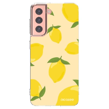 Picasee silikonski prozorni ovitek za Samsung Galaxy S21 5G G991B - Limoncella