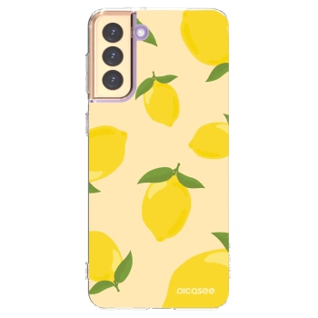 Picasee silikonski prozorni ovitek za Samsung Galaxy S21+ 5G G996F - Limoncella