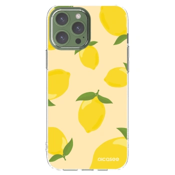 Picasee silikonski prozorni ovitek za Apple iPhone 13 Pro Max - Limoncella