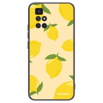 Picasee silikonski črni ovitek za Xiaomi Redmi 10 - Limoncella