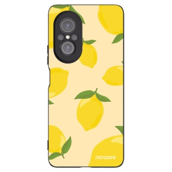 Picasee silikonski črni ovitek za Huawei Nova 9 SE - Limoncella