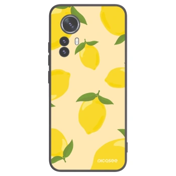 Picasee silikonski črni ovitek za Xiaomi 12 Pro - Limoncella