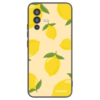 Picasee silikonski črni ovitek za Vivo V23 5G - Limoncella