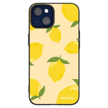 Picasee silikonski črni ovitek za Apple iPhone 14 - Limoncella