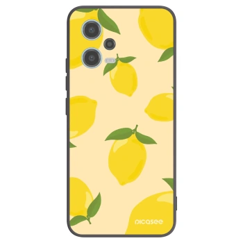Picasee silikonski črni ovitek za Xiaomi Redmi Note 12 5G - Limoncella