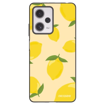 Picasee silikonski črni ovitek za Xiaomi Redmi Note 12 Pro+ 5G - Limoncella