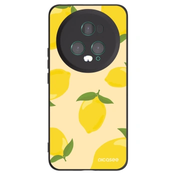 Picasee silikonski črni ovitek za Honor Magic5 Pro - Limoncella