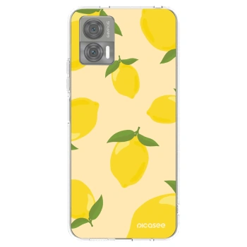 Picasee silikonski prozorni ovitek za Motorola Edge 30 Neo - Limoncella