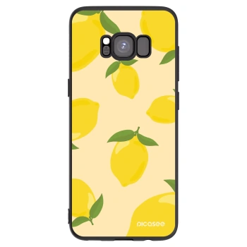 Picasee silikonski črni ovitek za Samsung Galaxy S8 G950F - Limoncella